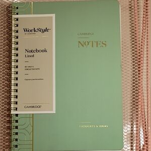 Cambridge Green Spiral Notebook